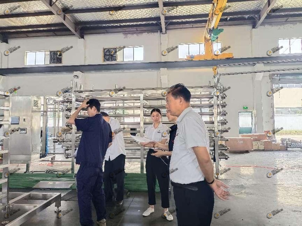 新疆沙棘原浆生产线如期交付